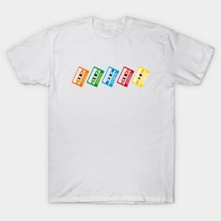 Colorful cassette collection T-Shirt